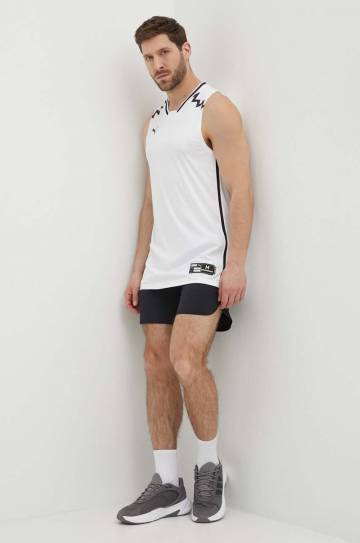 Футболка для тренинга Puma Hoops Team Game цвет белый 676628 Футболка для тренинга Puma Hoops Team Game цвет белый 676628