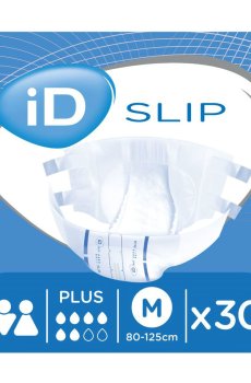 Подгузники для взрослых ID Slip Plus, размер M (80-125 см), 30 шт