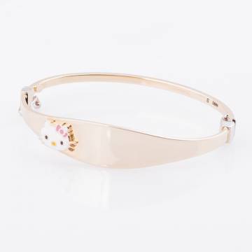 Детский золотой браслет "Hello kitty" б01869 Детский золотой браслет "Hello kitty" б01869