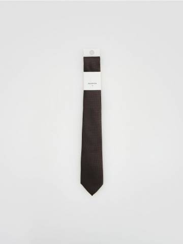 Reserved - MEN`S TIE - темно коричневий - 439GT-89X Reserved - MEN`S TIE - темно коричневий - 439GT-89X