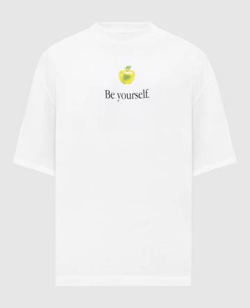 Белая футболка Be yourself Белая футболка Be yourself