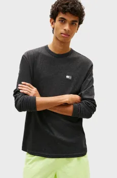 Мужской темно-серый лонгслив REG BADGE Черный XL Tommy Jeans DM0DM22668