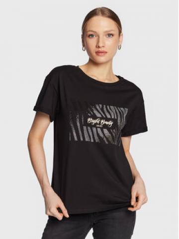 Liu Jo Футболка WA3332 J6410 Чорний Relaxed Fit Liu Jo Футболка WA3332 J6410 Чорний Relaxed Fit