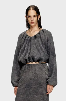 Женский темно-серый свитшот F-RESY Серый S Diesel A17074 0EGBV