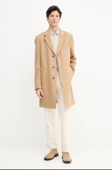 Шерстяное пальто BOSS H-Hyde-254