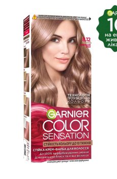 Стойкая крем-краска для волос Garnier Color Sensation 8.12 Изысканный опал, 110 мл