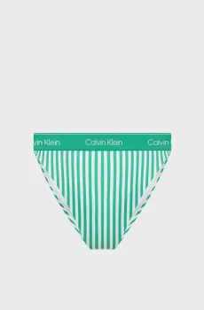 Женские трусики от купальника в полоску Разноцветный M Calvin Klein LV00Q61131