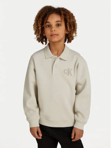 Calvin Klein Jeans Світшот IB0IB02231 Бежевий Regular Fit Calvin Klein Jeans Світшот IB0IB02231 Бежевий Regular Fit