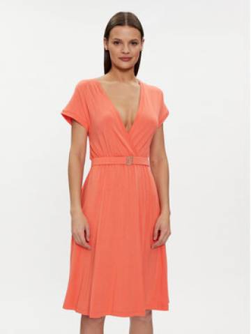 Liu Jo Повсякденна сукня VA4112 JS360 Оранжевий Regular Fit Liu Jo Повсякденна сукня VA4112 JS360 Оранжевий Regular Fit