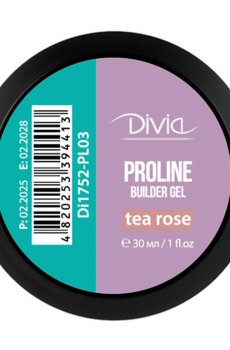 Гель для наращивания ногтей Divia ProLine Builder Gel PL03 Tea Rose, 30 мл