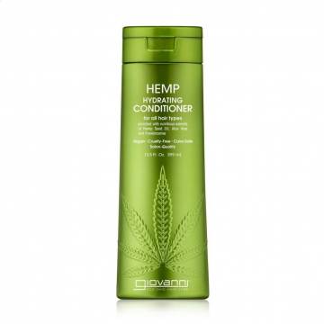 Увлажняющий кондиционер Giovanni Hemp Hydrating Conditioner для всех типов волос, с коноплей, 399 мл Увлажняющий кондиционер Giovanni Hemp Hydrating Conditioner для всех типов волос, с коноплей, 399 мл