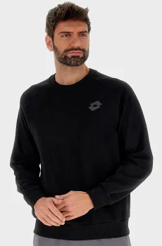 Мужской черный свитшот MSC SWEAT RN III Черный S Lotto 219882/1CL