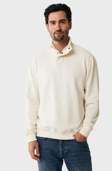 Мужская белая кофта High neck sweater with zipper Белый M Mexx MF007502743M