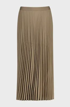 Женская бежевая плиссированная юбка PLEATED Бежевый 36 Gant 4400169