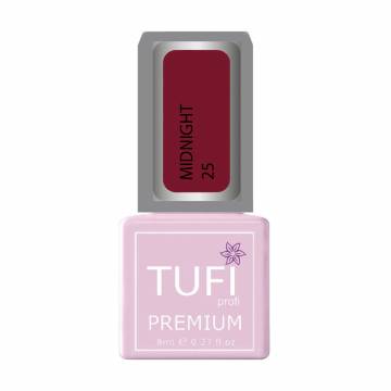 Гель-лак для ногтей Tufi profi Premium Midnight 25 Темный кардинал, 8 мл Гель-лак для ногтей Tufi profi Premium Midnight 25 Темный кардинал, 8 мл