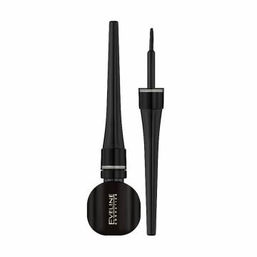 Водостойкая подводка для глаз Eveline Cosmetics Celebrities Eyeliner, Vinyl Black, 3 мл Водостойкая подводка для глаз Eveline Cosmetics Celebrities Eyeliner, Vinyl Black, 3 мл