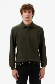 Мужское зеленое поло Зеленый M-L Lacoste PH2481L7A