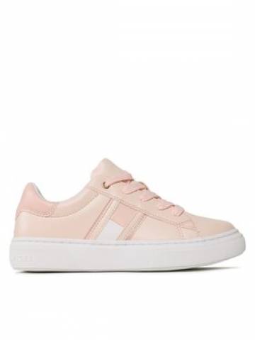 Tommy Hilfiger Снікерcи Flag Low Cut Lace-Up Sneaker T3A9-32703-1355 S Рожевий Tommy Hilfiger Снікерcи Flag Low Cut Lace-Up Sneaker T3A9-32703-1355 S Рожевий