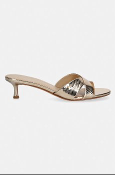 Кожаные шлепанцы MICHAEL Michael Kors Cassidy Kitten Sandal