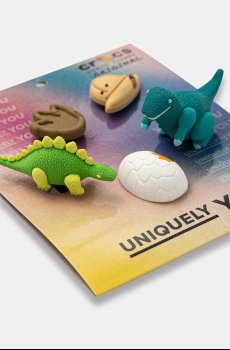 Детские значки для обуви Crocs 3D Dinosaur Adventure 5 Pack 5 шт