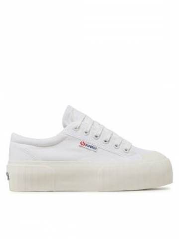 Superga Кеди Stripe Platform 2631 S5111SW Білий Superga Кеди Stripe Platform 2631 S5111SW Білий