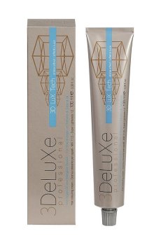 Уценка! Крем-краска для волос 3DeLuXe Tech Hair Colouring Cream 5.64 Светло-каштановый красно-медный, 100 мл