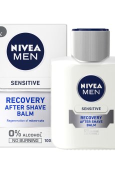 Восстанавливающий бальзам после бритья NIVEA MEN против микроповреждений, для чувствительной кожи, мужской, 100 мл