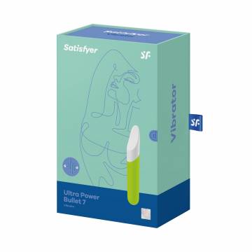 Вибропуля Satisfyer Ultra Power Bullet 7 Vibrator зеленая, 1 шт