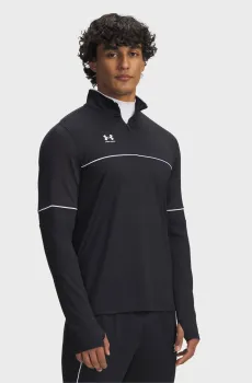 Мужская черная спортивная кофта UA M Challenger Training QZ Черный XL Under Armour 6004043-001