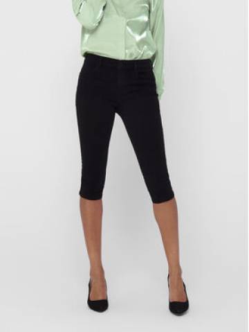 ONLY Штани-капрі 15136463 Чорний Slim Fit ONLY Штани-капрі 15136463 Чорний Slim Fit