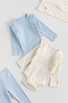 Reserved - Боді з воланами, набір з 2 - різнобарвний - 627IM-MLC