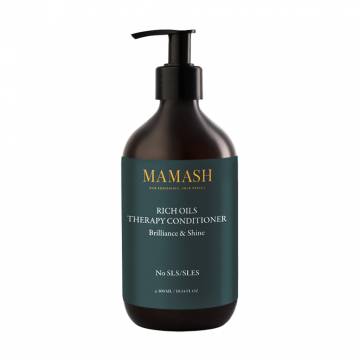 Питательный кондиционер-терапия Mamash Rich Oils Therapy Conditioner для сияния и блеска волос, с ценными маслами, 300 мл Питательный кондиционер-терапия Mamash Rich Oils Therapy Conditioner для сияния и блеска волос, с ценными маслами, 300 мл