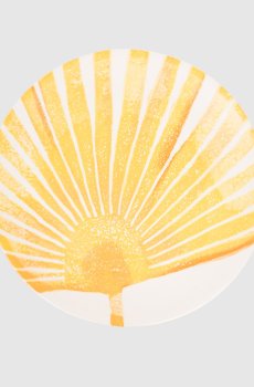 Керамическая тарелка Leaves