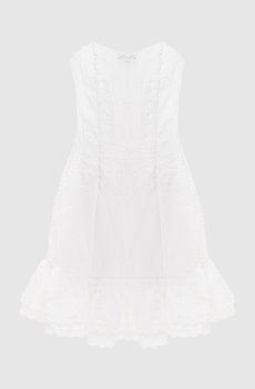Белое платье мини Salty