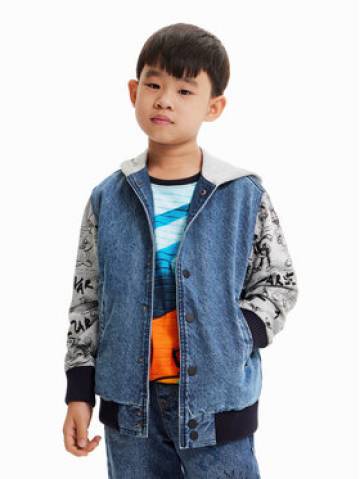 Desigual Джинсова куртка 23SBED01 Cиній Oversize Desigual Джинсова куртка 23SBED01 Cиній Oversize