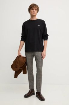 Хлопковый лонгслив Boss Orange