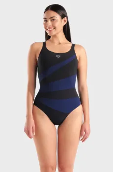 Женский черный купальник ISABELLA SWIMSUIT WING BACK C Черный 46 Arena 010814-570