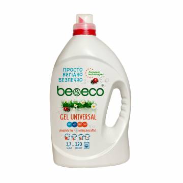 Гель для стирки Be&Eco Universal 120 стирок, 3.7 л Гель для стирки Be&Eco Universal 120 стирок, 3.7 л