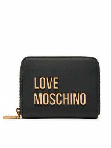 LOVE MOSCHINO Мале жіноче портмоне JC5613PP1MKD0000 Чорний LOVE MOSCHINO Мале жіноче портмоне JC5613PP1MKD0000 Чорний