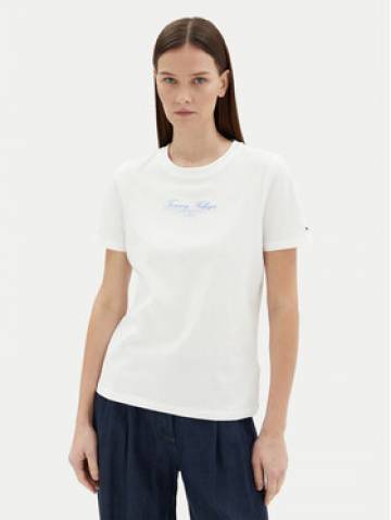 Tommy Hilfiger Футболка WW0WW45428 Білий Regular Fit