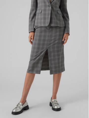 Vero Moda Спідниця-міді Malin 10299880 Сірий Relaxed Fit Vero Moda Спідниця-міді Malin 10299880 Сірий Relaxed Fit