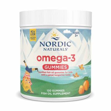 Рыбий жир Nordic Naturals Omega-3 Gummies для детей, со вкусом мандарина, 82 мг, 120 жевательных конфет