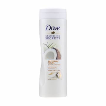 Разглаживающий лосьон для тела Dove Nourishing Secrets Restoring Ritual Body Lotion с кокосовым маслом, 400 мл