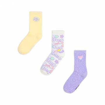 Cropp - 3 пачка шкарпеток Polly Pocket - різнобарвний Cropp - 3 пачка шкарпеток Polly Pocket - різнобарвний