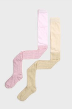 Колготки, 2 пари - різнобарвний