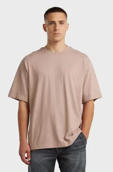 Мужская пудровая футболка Boxy Розовый M G-Star RAW D26817,D593