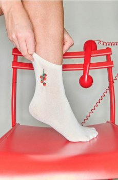 Ребристі шкарпетки 4 pack - різнобарвний