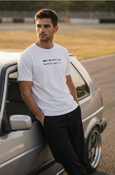 Бавовняна футболка з коротким рукавом - білий