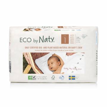 Подгузники ECO by Naty размер 1 (2-5 кг), 25 шт Подгузники ECO by Naty размер 1 (2-5 кг), 25 шт