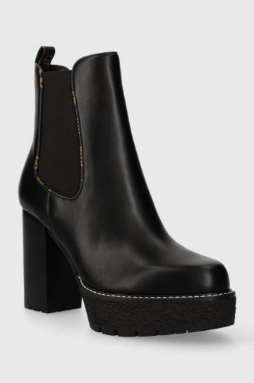 Ботинки Guess MAELEA женские цвет чёрный каблук кирпичик FL8EEA ELE10 Ботинки Guess MAELEA женские цвет чёрный каблук кирпичик FL8EEA ELE10